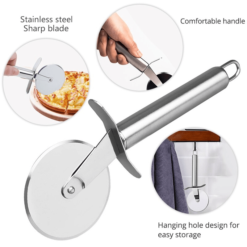 Stainless Steel Pizza Cutter - Genzzes