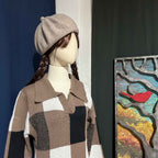 Thickened Knit Dress In Winter Coffee Girl
