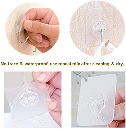 Transparent Adhesive Wall Hooks - Genzzes