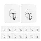 Transparent Adhesive Wall Hooks