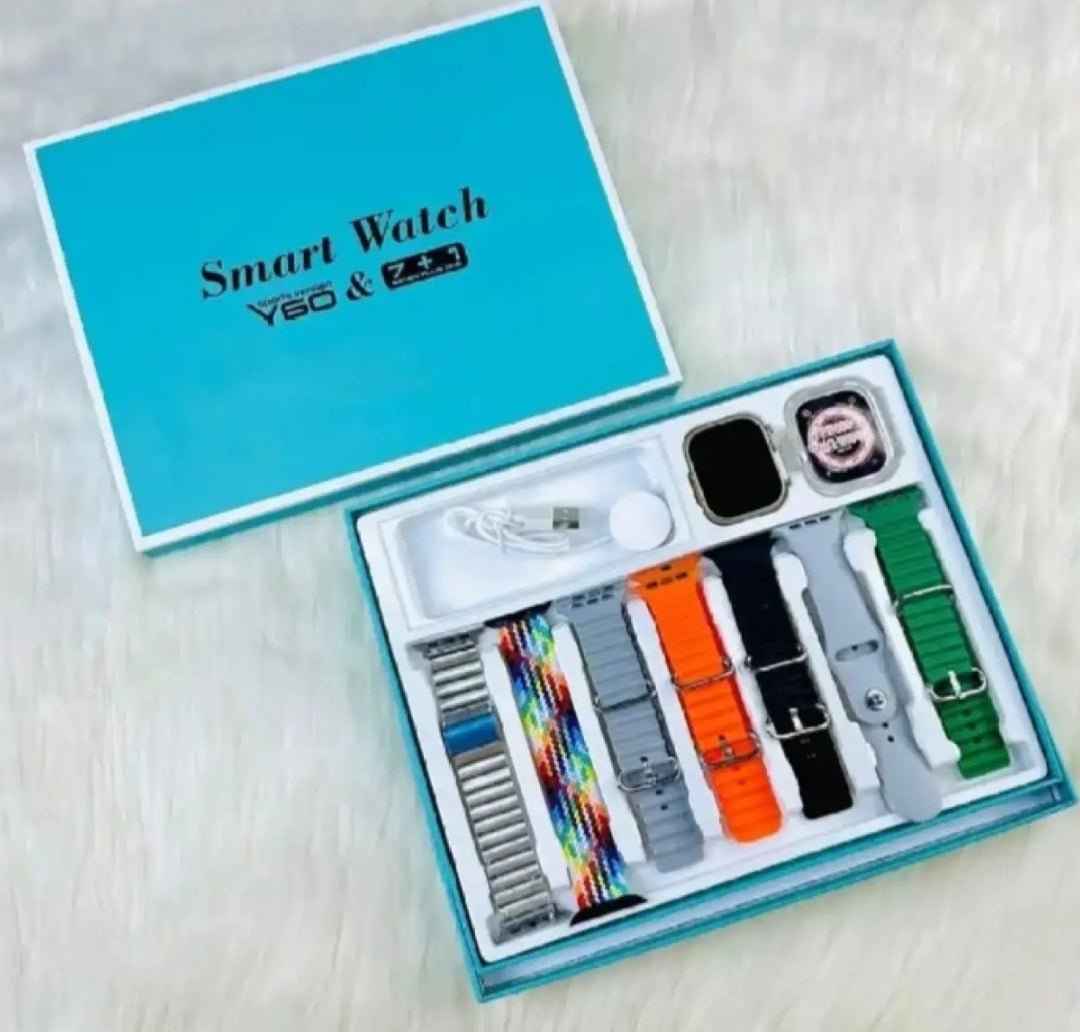 Ultra Smart Watch with & Silicone Straps