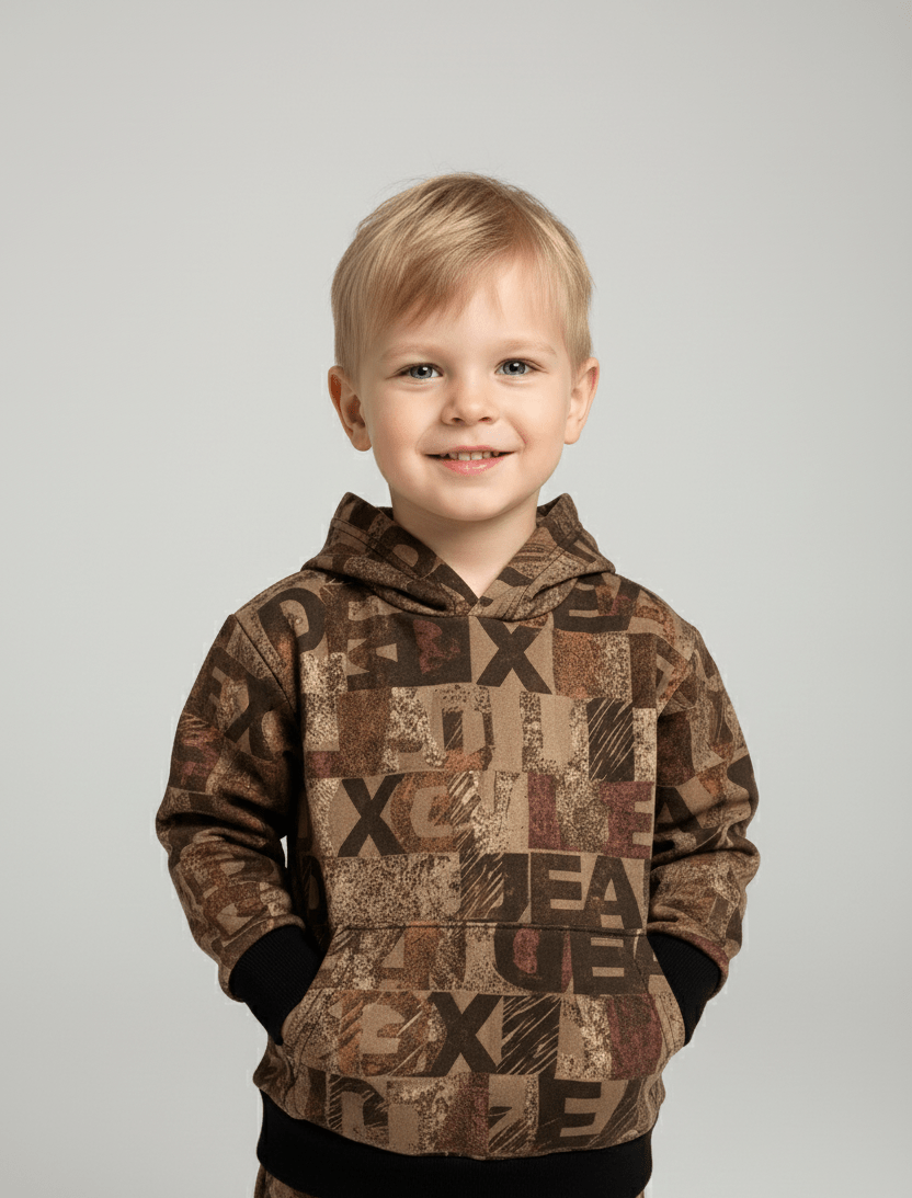 Urban Patchwork Kids Tracksuit - Genzzes