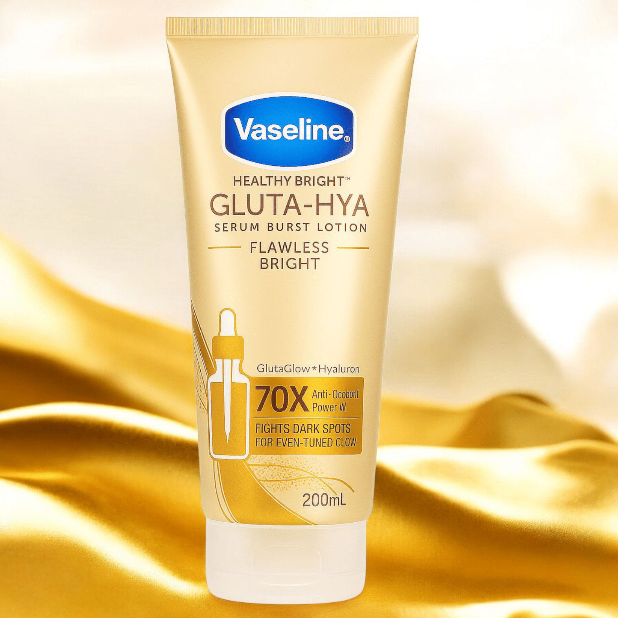 Vaseline - Healthy Bright Gluta-Hya Flawless Bright Lotion - Genzzes