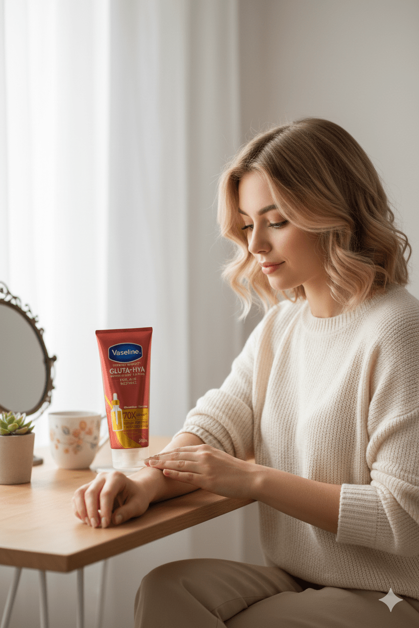 Vaseline - Healthy Bright Gluta-Hya Pro-Age Restore Lotion - Genzzes
