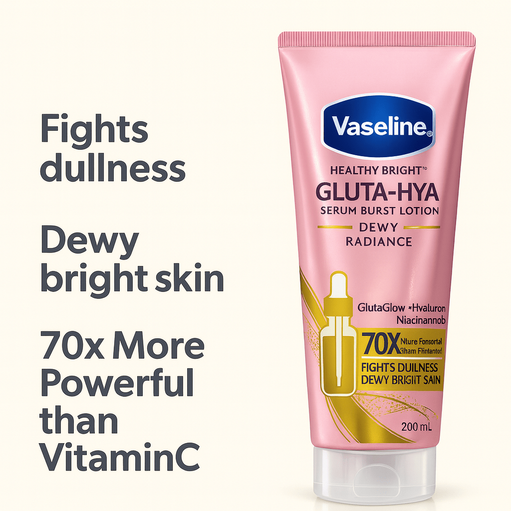 Vaseline - Healthy Bright Gluta-Hya Serum Burst Lotion - Genzzes