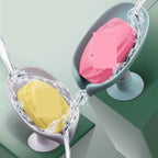 Waterfall-Style Soap Holder with Drain