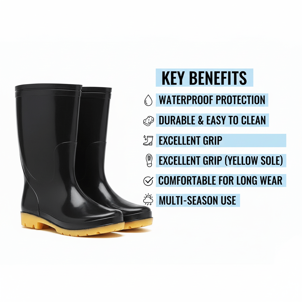 Waterproof Gum Boots - Genzzes