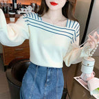 Western-style Sweater For Layering As An Undershirt