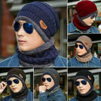 Winter Knit Beanie & Neck Warmer Set