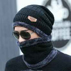 Winter Knit Beanie & Neck Warmer Set