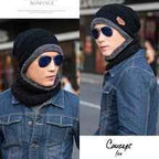 Winter Knit Beanie & Neck Warmer Set
