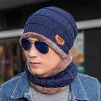 Winter Knit Beanie & Neck Warmer Set