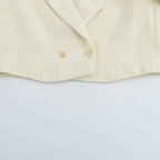 Women's Fashion Design Short Tweed Blazer